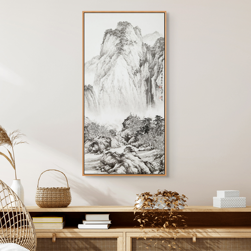 "In the manner of Fan Kuan (950–1032) with Yuan Dynasty Brushwork" - Limited Edition Giclée Print on Bamboo Paper
