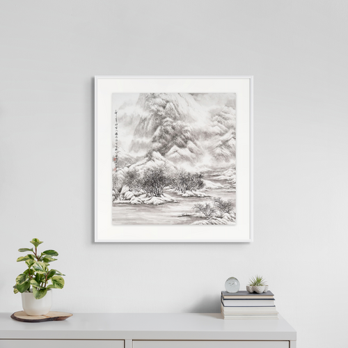 “Winter Forest After Snow” - Limited Edition Giclée Print on Bamboo Paper